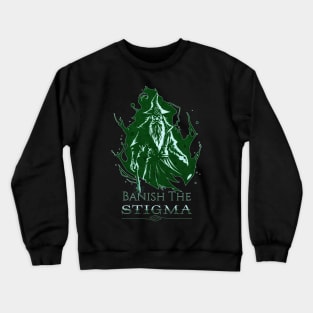 Mental Health Awareness Banish The Stigma Crewneck Sweatshirt